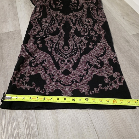 Free People Black and Pink Patterned Tunic - Picture 9 of 11